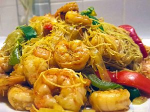 shrimp Singapore noodles